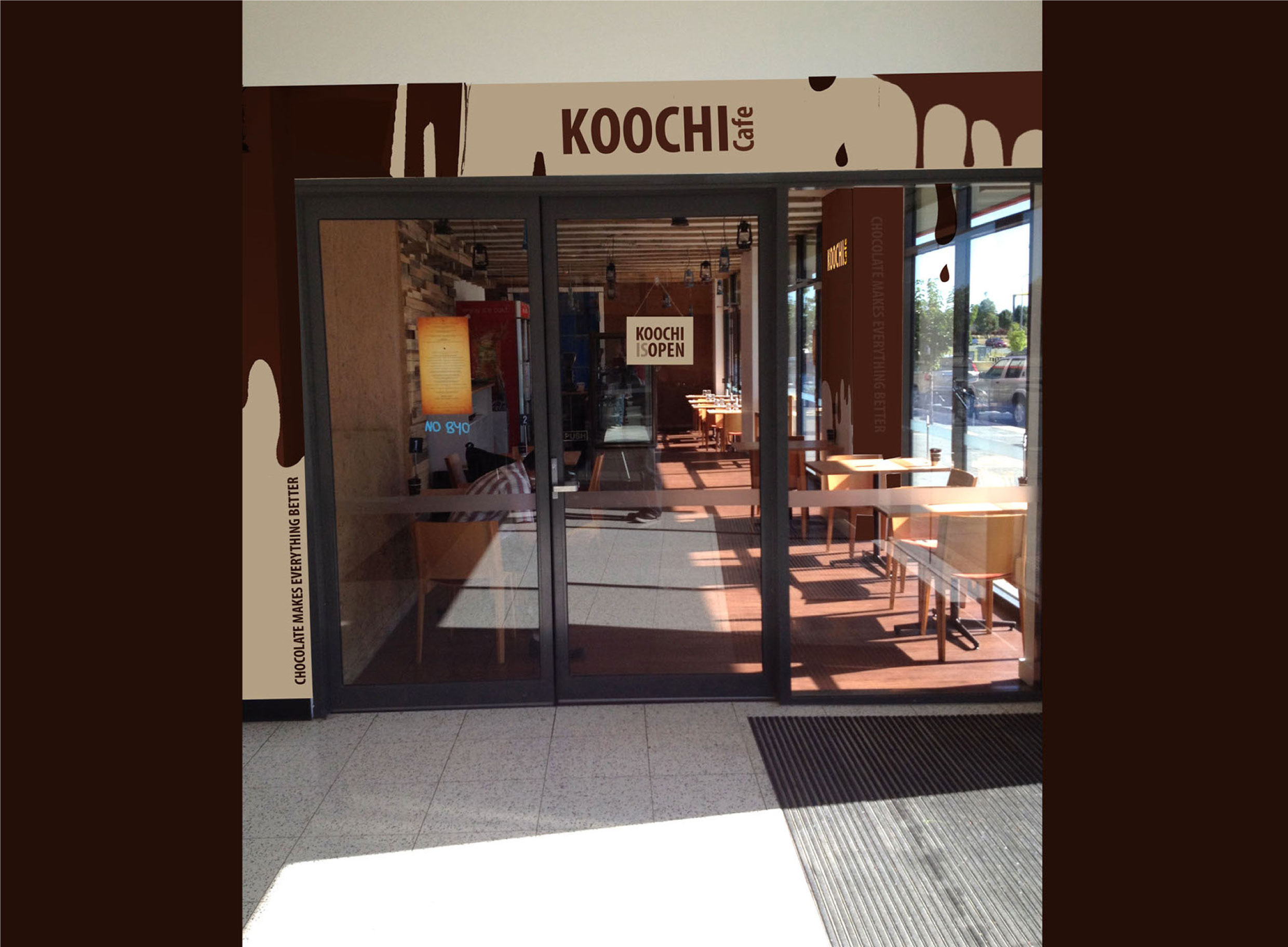 koochi cafe branding